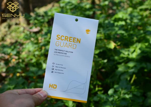 Buy cheap Grey Paper Board Tempered Glass Screen Protector Packaging Box from wholesalers