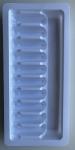 Pharmaceutical Ampoule Tray PET Material 1ml 10 Pack Glass Needle Fixed Tray