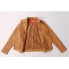 Buy cheap Stockpapa Slim Fit Pu Biker Jacket Ladies Light Brown With Belt from wholesalers