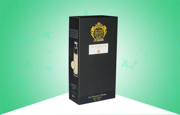 Buy cheap Velvet Sense Rigid Cosmetics Gift Paper Box Packaging With Hot Stamp Gold / Silver Embossing from wholesalers