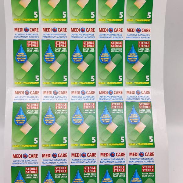 Buy cheap Rectangular Household Essentials Labels CMYK Vinyl BOPP Removable Adhesive Labels from wholesalers