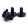 Buy cheap Steel Round Head Hex Screw Black Oxide Thread Locking Bolts Anti Loosening from wholesalers