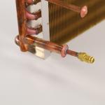 Flat Fin Air Cooled Condenser Coil Vaporizer In Refrigerator