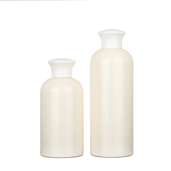 Buy cheap Cosmetic Plastic Toner Bottle 300ml 350ml Transparent Round Plastic Bottle from wholesalers