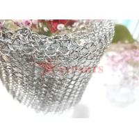 Buy cheap Stainless Steel Square Shape Chain Mail Cast Iron Scrubber product