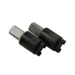 Silicone Oil Barrel Plastic Closing Metal Rotary Damper Two Way