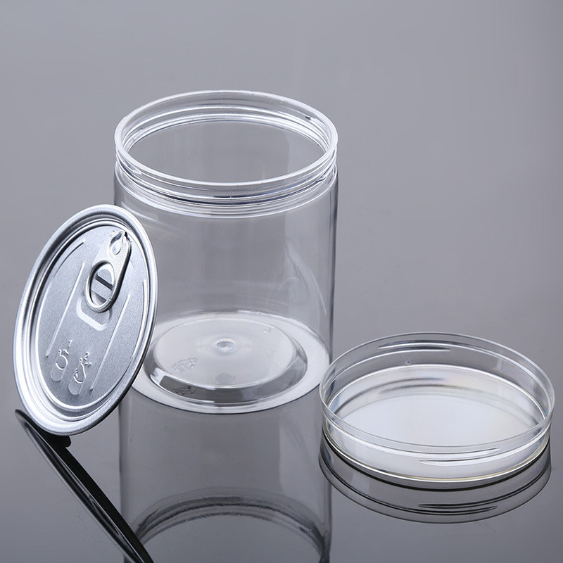 16.2oz 460ml Peanut Butter Plastic Storage Jars 7.5cm Multipurpose