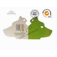 Buy cheap Laser / Straight Cut Design Clothing Hang Tags Foldable Eco Friendly product