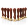 Buy cheap wooden Wax Stamp Seals Kit Sealing Wax Warmer Envelopes Metallic Pens for Wax Seal Crafts Decoration from wholesalers