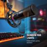 Buy cheap Bidirectional Stereo Cardioid Vocal Desktop 5V USB C Condenser Microphone from wholesalers