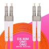 Buy cheap LC UPC LC UPC Multimode Fiber Optic Cable Duplex 2 Core 0.9mm 2.0mm 3.0mm from wholesalers
