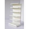 Buy cheap Eupo Style Display Gondola Supermarket Shelf High Quality Fashion Black Metallic Duty Steel Store Rack from wholesalers