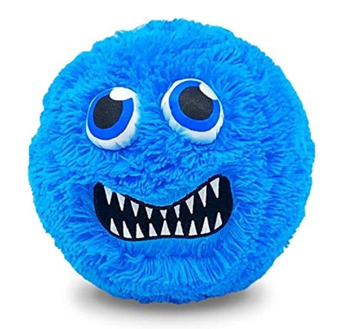 2 to 4 Years Age Range 9" Furry Friendz Ball Inflatable Plush Fuzzy Ball Bouncing 23cm Children Fun Gift