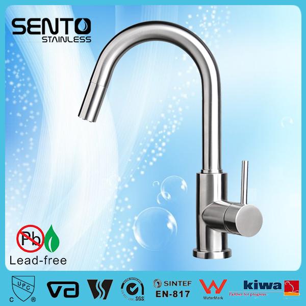 Buy cheap Modern home used faucet single handle pull out kitchen mixer from wholesalers