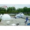 Buy cheap 100sqm Steel Frame Geodesic Dome Tents With Interior Decoration For Exhibition Show from wholesalers