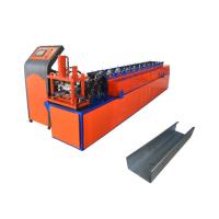 Buy cheap Furring Gypsum Channel Roll Forming Machine , Light Steel Keel Roll Forming product