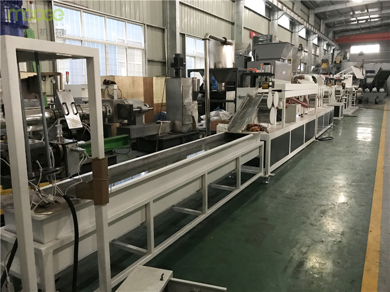 1-2 Manpower Plastic Strap Making Machine Single Screw PET Strap Production Line