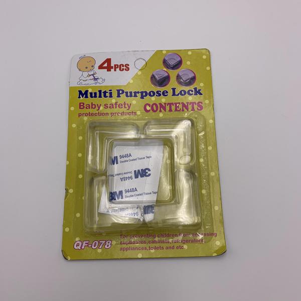 Buy cheap Tasteless 4pcs Baby Proofing Edge Corner Guards 100% Covered Adhesive from wholesalers
