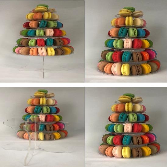 Buy cheap Macaron Tower Display 6-story 10-story 13-story 9-story Square 10-story Macaron Display Shelf from wholesalers