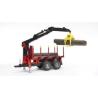 Buy cheap ZM8006 forestry trailer crane for log's grabbing and loading from wholesalers