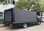 Three sides outdoor trailer truck LED sign LED screen front maintenance LED