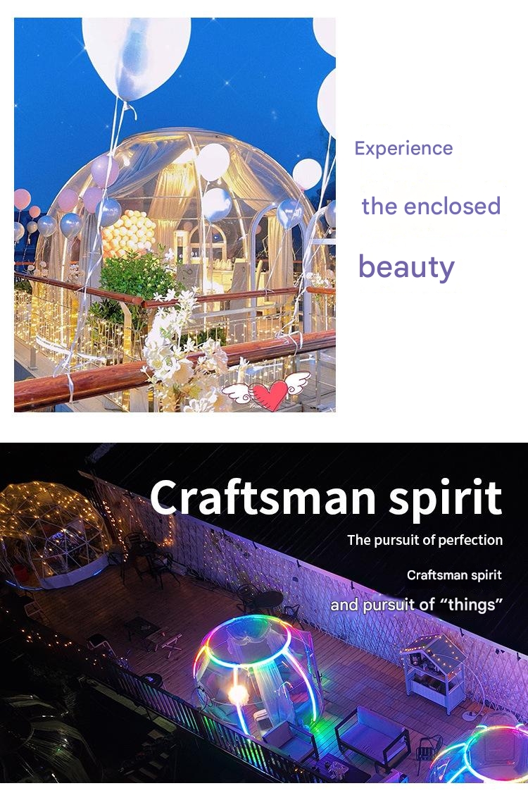 Home panoramic star room Outdoor Bubble room Tent Villa courtyard outdoor sun room
