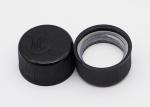 Customized Plastic Child Proof Cap For Bottles Black 20mm Screw Cap