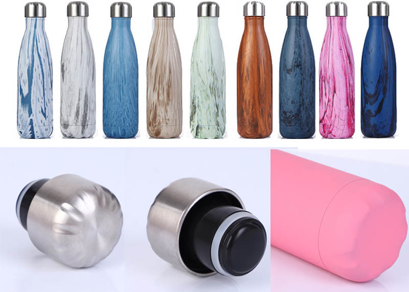 Gifts Items Portable Flask Cup , Customized Solid Color Travel Flask Mug