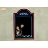 Buy cheap Black Wooden Wall Mounted Chalkboards Framed Menu Board For Restaurant from wholesalers