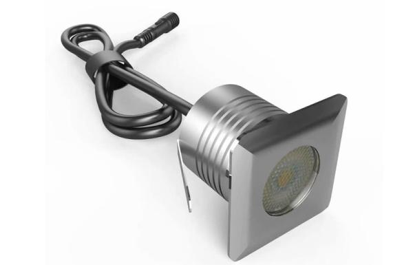 Buy cheap 12-24V LED Square Ground Lamp 3W IP67 Aluminum RGB Outdoor Led Stair Lights from wholesalers