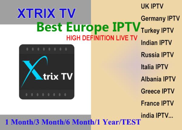 Buy cheap XTRIX TV Europe IPTV watch UK,Germany,Italia,France,Greece, Arabic,Turkey,India,Cyprus,Russia,Balkan Channels from wholesalers
