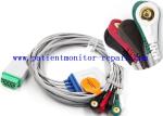 Medical Equipment Accessories Compatible Leadwire 5 Lead Cable Individual
