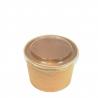 Buy cheap Dia 11.5cm 500ml Disposable Paper Bowl With Clear OPS Lid For Restaurant from wholesalers