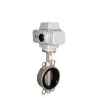 Buy cheap DIN Casting Electric Control Butterfly Valve Stainless Steel Wafer Butterfly product