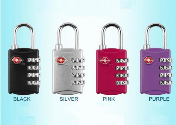 Buy cheap Zinc Alloy TSA 4-digital travel lock& Tsa Luggage Lock& rose red Tsa Bag Number Lock from wholesalers
