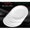 Buy cheap cheap price circular paper platsa with PLA film, Party restaurant catering PLA film disposable food plate from wholesalers