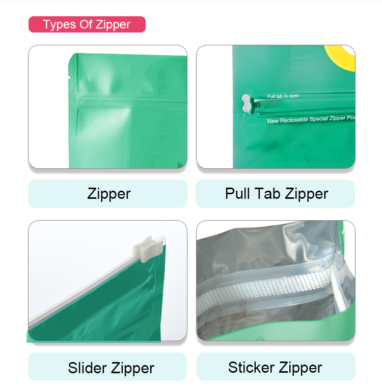 20 Microns PA PE Square Bottom Plastic Bags Zip Lock Aluminum Foil Bag Snack Packaging Pouch