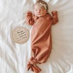 Custom Wooden Baby Milestone Cards | 13 Double-Sided Hand-Crafted Circles with a