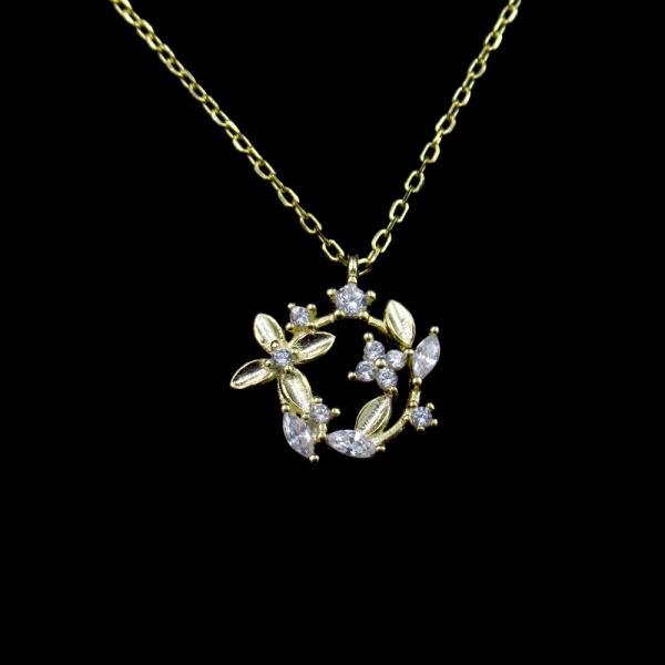 Buy cheap Personalized Cubic Zirconia Necklace , 925 Sterling Silver Mens Necklace from wholesalers