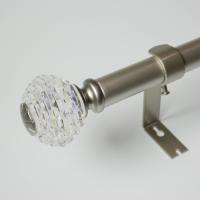 Buy cheap KIEI EP-005 Simple Style Curtain Rod Painted Resin Finials 60-300 MM Length Iron product