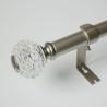 Buy cheap KIEI EP-005 Simple Style Curtain Rod Painted Resin Finials 60-300 MM Length Iron Pipe Paint Metal Pole SN Color from wholesalers