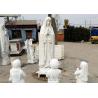Buy cheap Marble Mary And Children Statues Religious Virgin Sculpture Life Size from wholesalers
