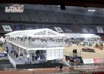 Liri Clear Aluminum Frame 15m Double Decker Tents For Sports Events