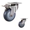 Buy cheap 242lbs Loading 4 Inch Steel Caster Wheels ISO9001 With Ball Bearing from wholesalers