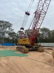 Extremely Efficient SCC600A-6 60 Ton Mobile Hydraulic Crawler Crane Heavy