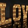 Buy cheap Stainless Steel LED Metal Bulb Letters Signage for Office and Birthday Celebration from wholesalers