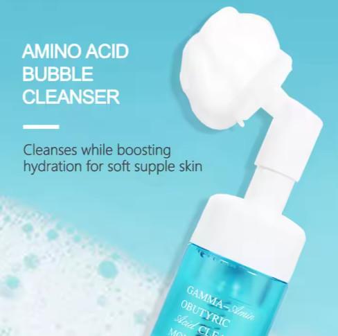 Natural Organic Vegan Soap Free Anti Acne Whitening Skincare Foam Face Wash
