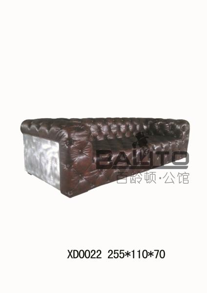 Buy cheap classical antique four seater leather sofa/classic four seats leather sofa furniture from wholesalers