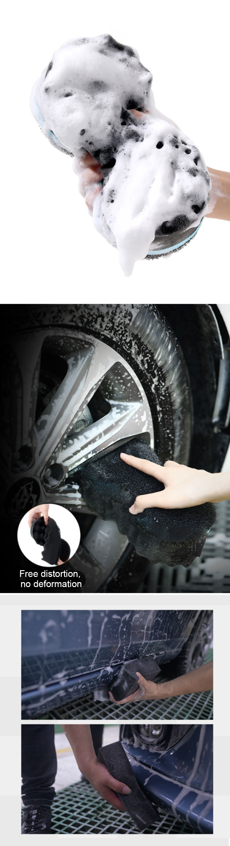 Deep Cleaning Car Washing Sponge Household Auto Wash Sponge Convenient
