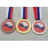 Buy cheap Die Casting 3D Boxing Ribbon Medals with High 3d And High Polishing for Company Promotional Gift from wholesalers